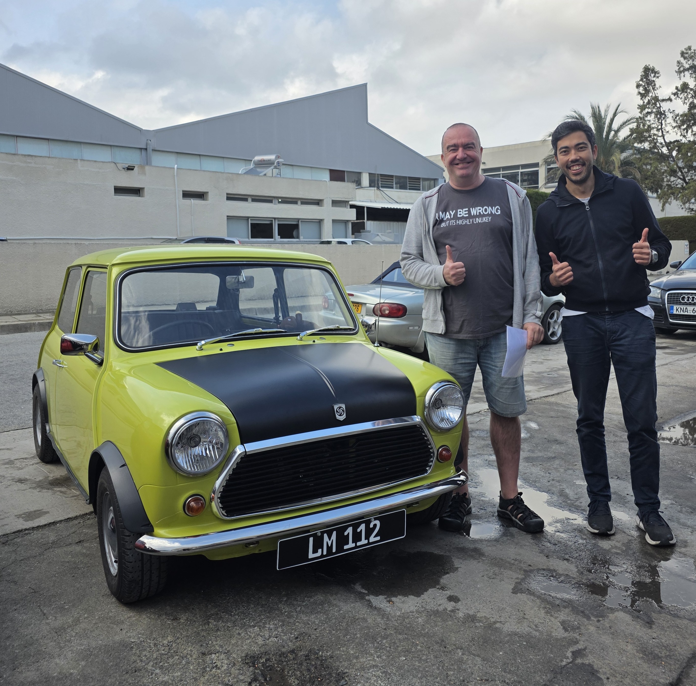 Classic Mini EV delivery